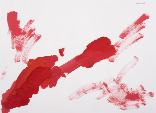 KAS-0625-114, (UN)SEEN 2025, Kastup (25), Gouache on paper 20 x 16 inches (with frame)