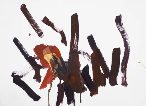 KAS-0625-160, (UN)SEEN 2025, Kastup (25), Gouache on paper 20 x 16 inches (with frame)