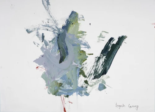 YOG-0625-164, (UN)SEEN 2025, Yogesh (14), Gouache on paper 20 x 16 inches (with frame)