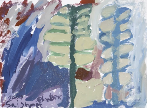 SAI-0625-138, (UN)SEEN 2025, Saishree (14), Gouache on paper 20 x 16 inches (with frame)